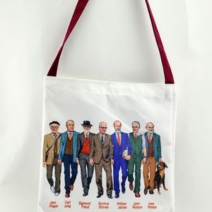 Anatomology Famous Scientist Tote Bag - Two Sided Canvas Bag With Men & Women Of Science